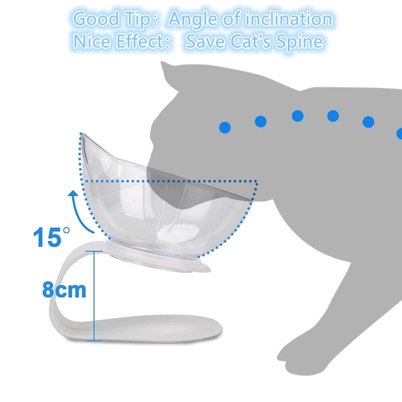 Double Angle Cat Bowl