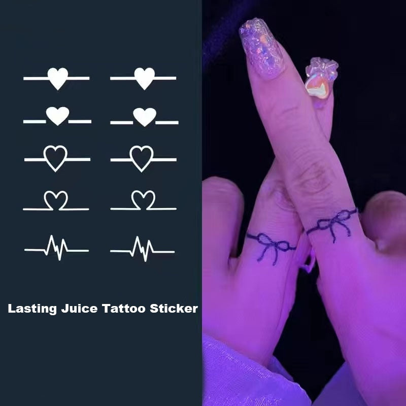 Butterfly Finger Sticker Tattoo