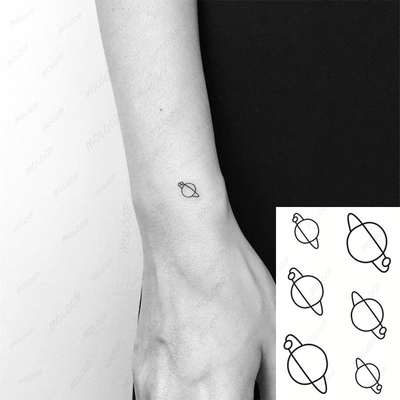 Galaxy Tattoo Sticker