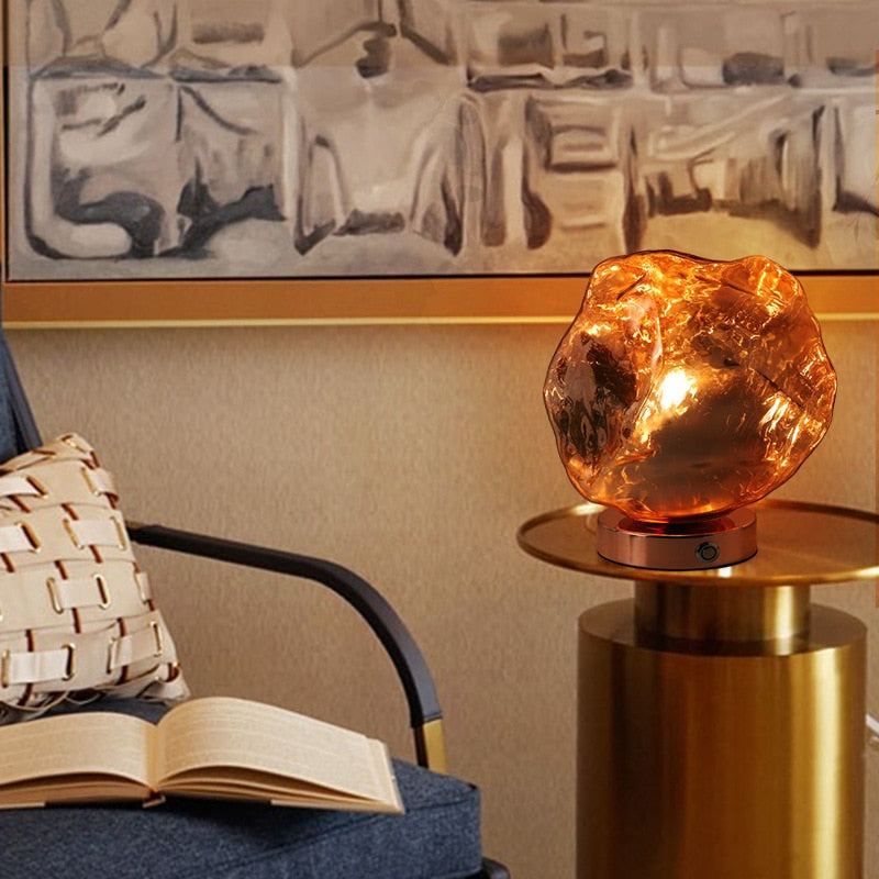 Lava Glass Table Lamp