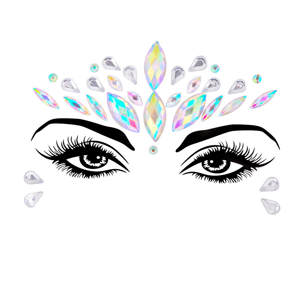 Crystal Body Art Stickers Make Up