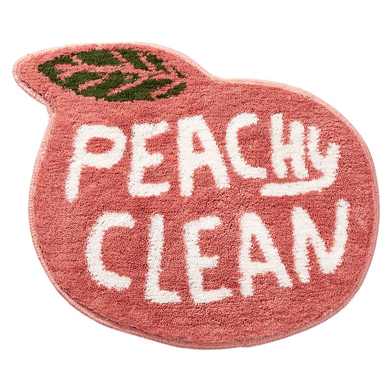 Peach/Lemon Bathroom Rugs