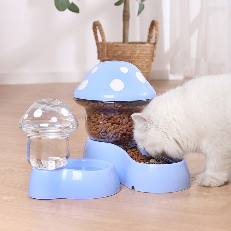 Mushroom Automatic Food Dispenser