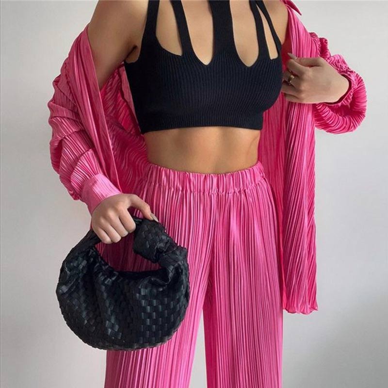 Cardigan Two-Piece Loose Set