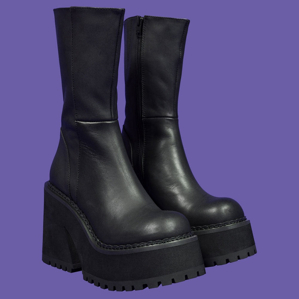 Platform Ankle Boots