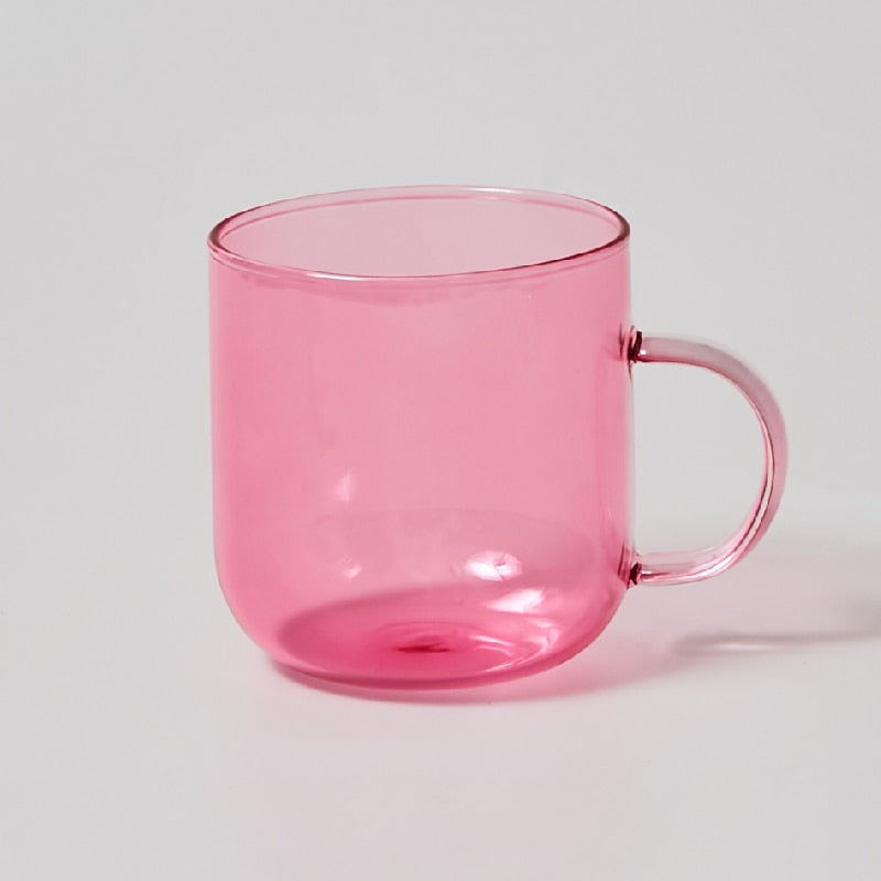 Heat Resistant Glass Colorful Coffee Glasses