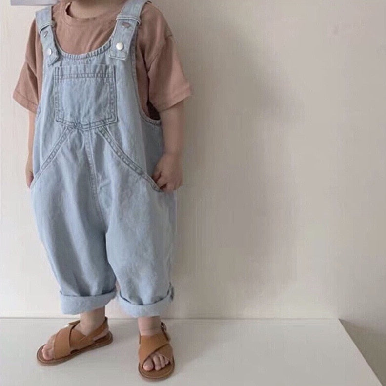 Cotton Thin Denim Overall
