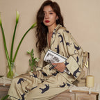Silk Pattern Pyjama Set