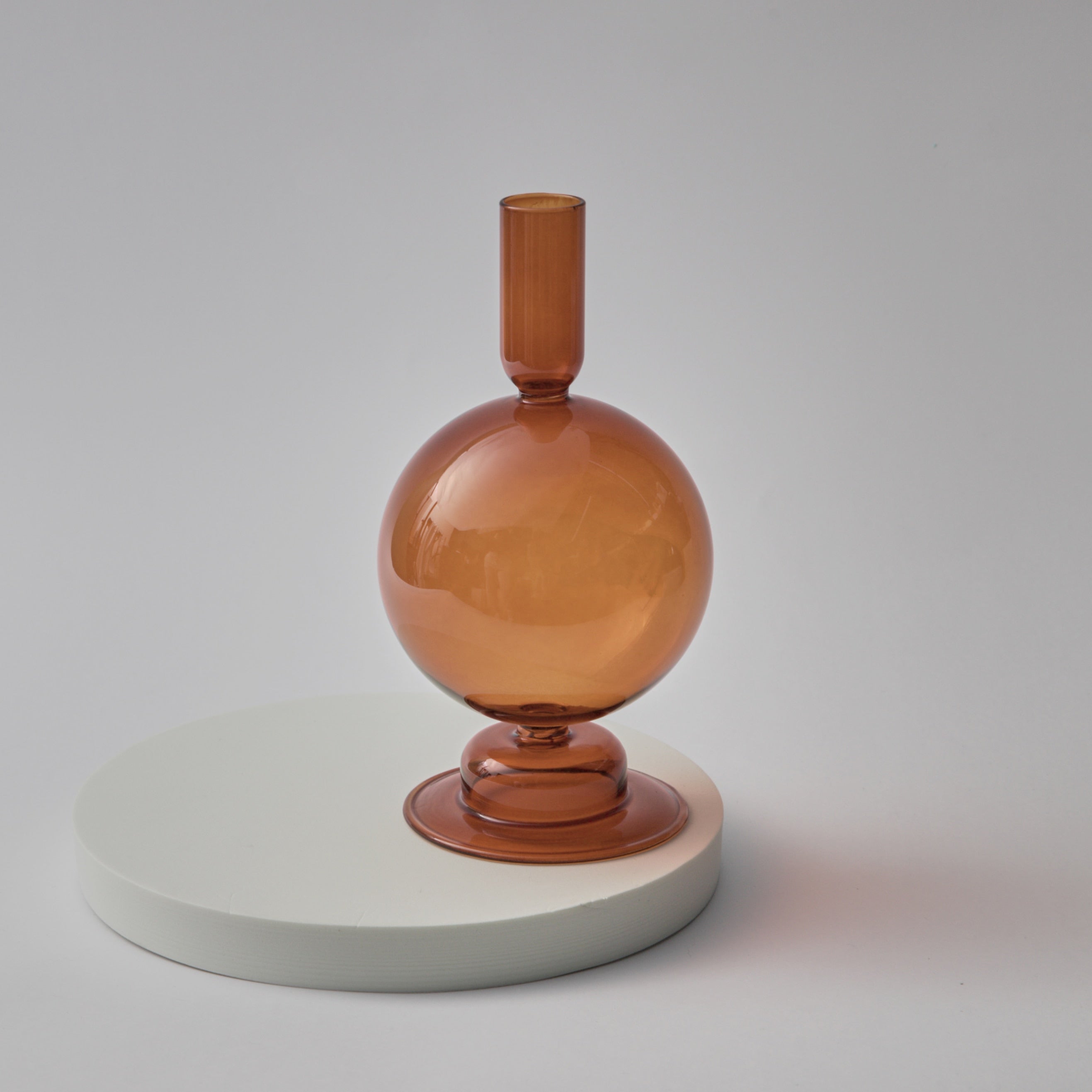 Jupiter Glass Candle Holders