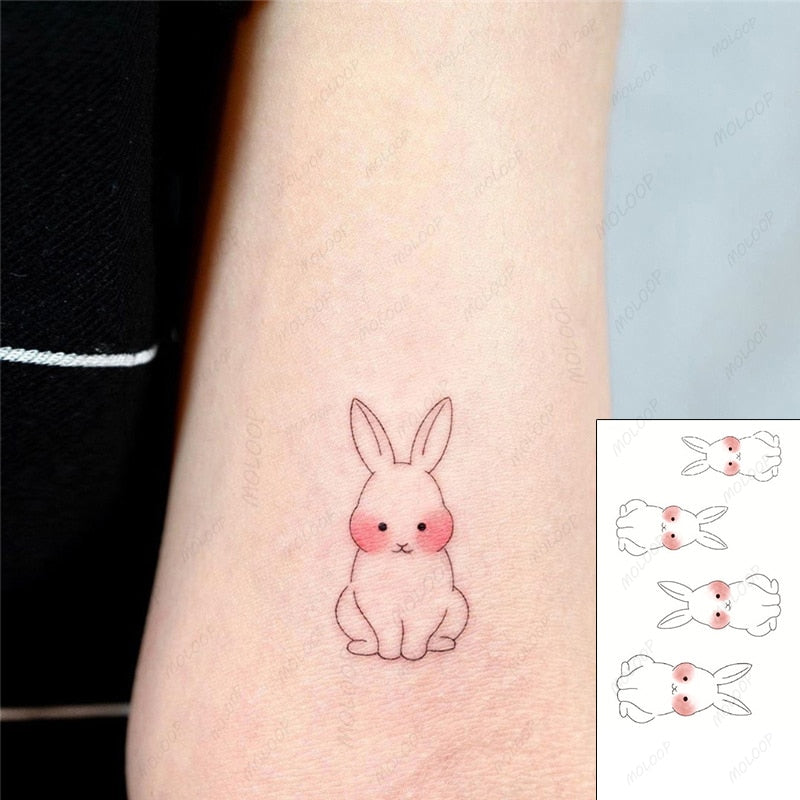 Waterproof SticketTattoo Red Heart
