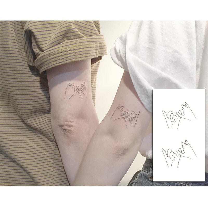 Waterproof SticketTattoo Red Heart