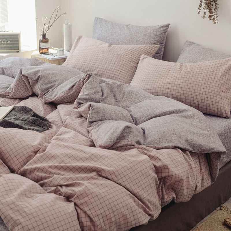 Linen-cotton Japanese Style Bedding Set
