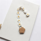 Pacifier Clip Small Daisy Lace