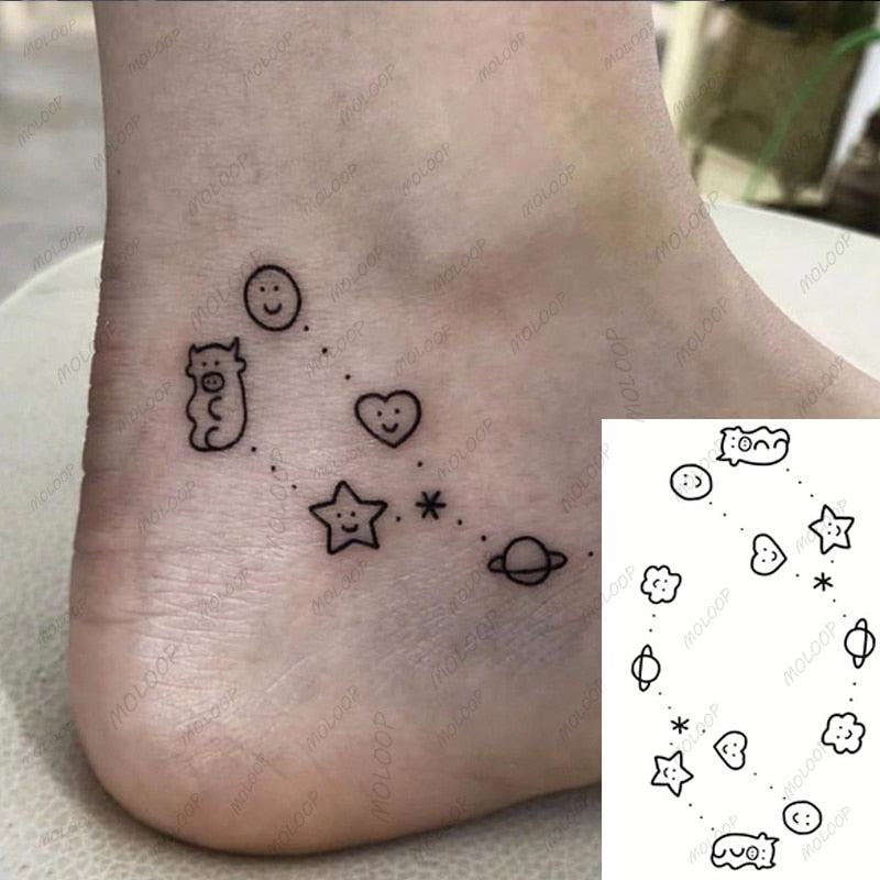 Galaxy Tattoo Sticker
