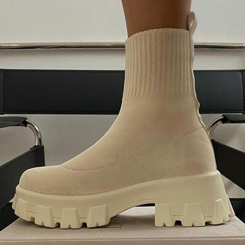 Platform Ankle Boots