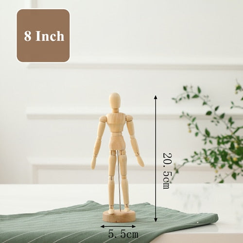 Wooden Figurines Ornament Statue