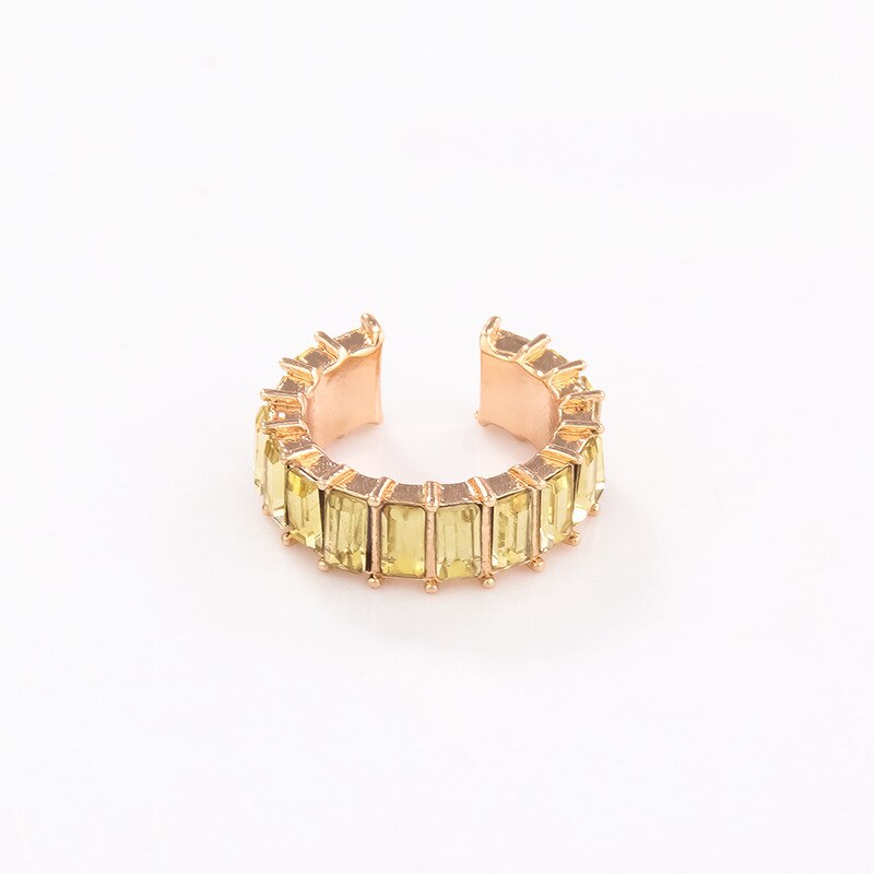 Pearl Ear Cuff Rhinestone Earrings
