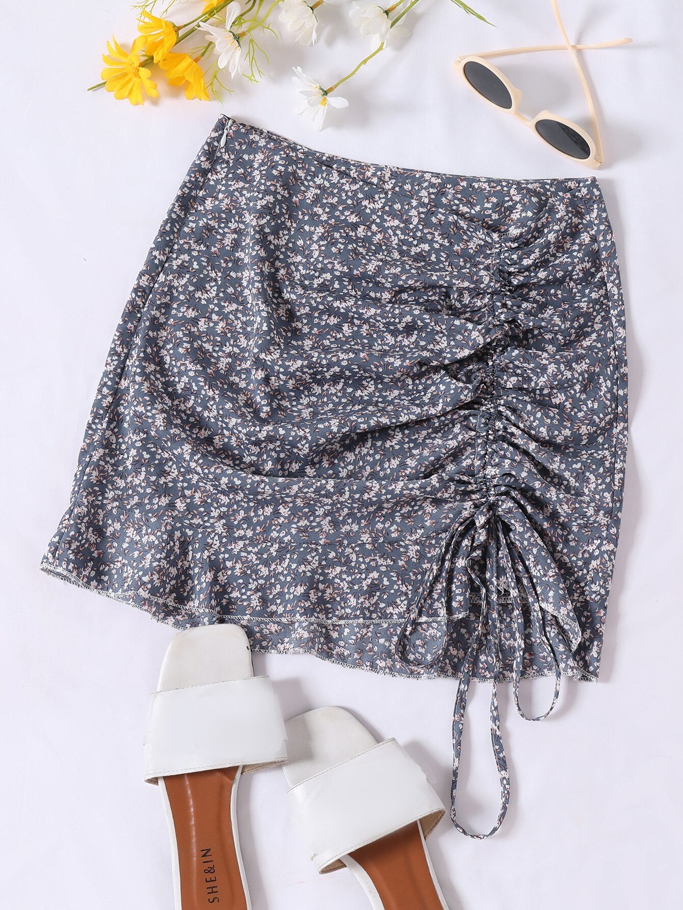 Ruffle Mini Skirt