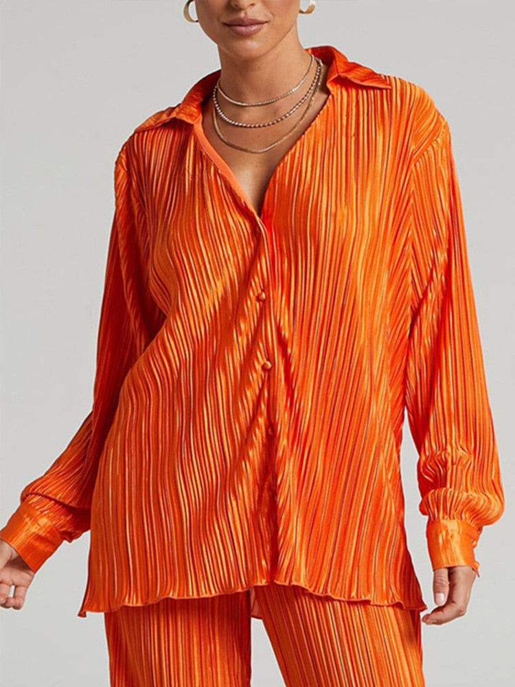 Cardigan Two-Piece Loose Set