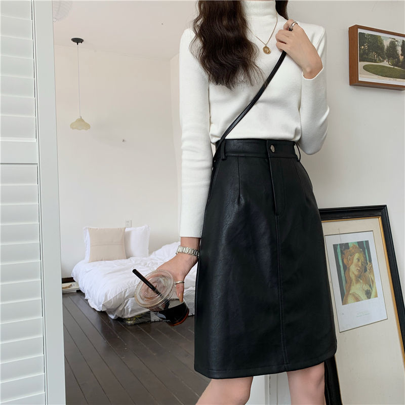 Pu Leather Skirt