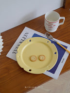 Irregular Ceramic Cheese Plate