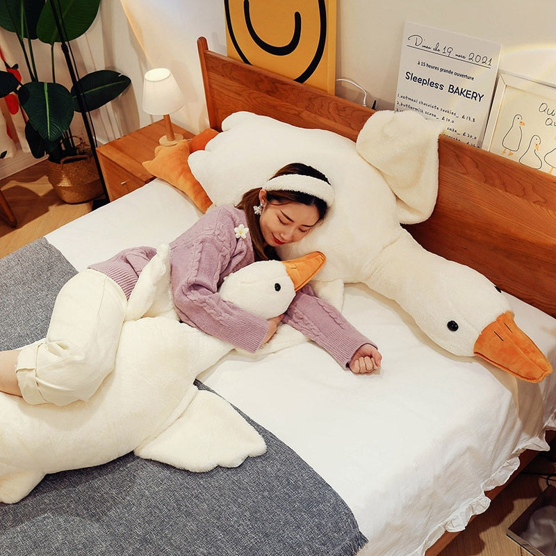Big White Goose Nap Pillow