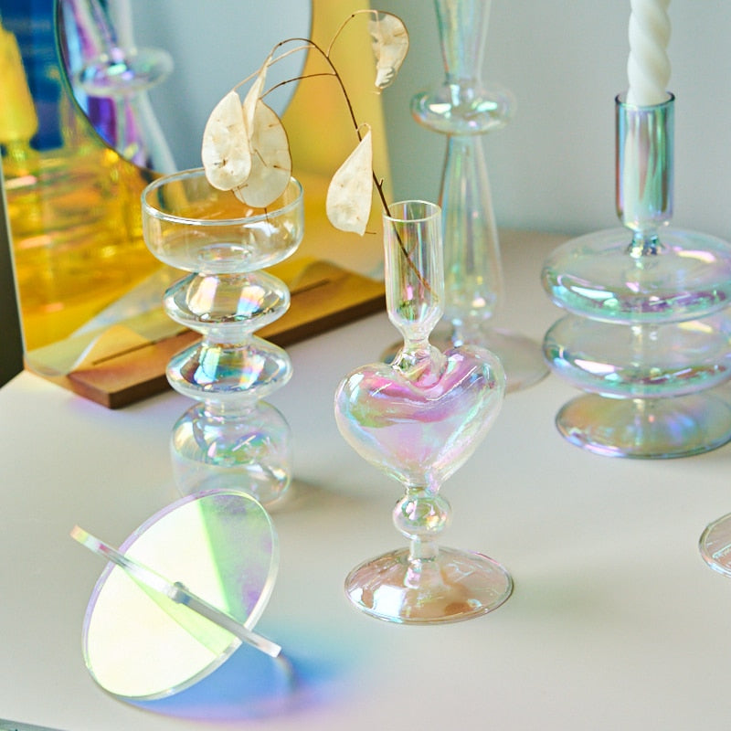 Aesthetic Glass Candle Holder
