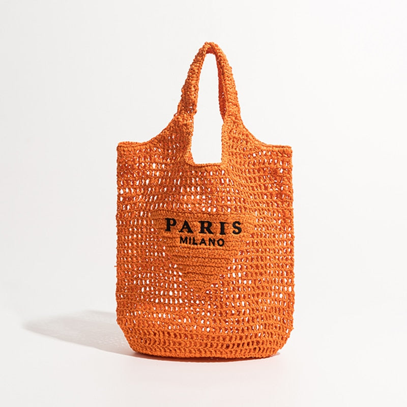 Straw Oversize Tote Bag
