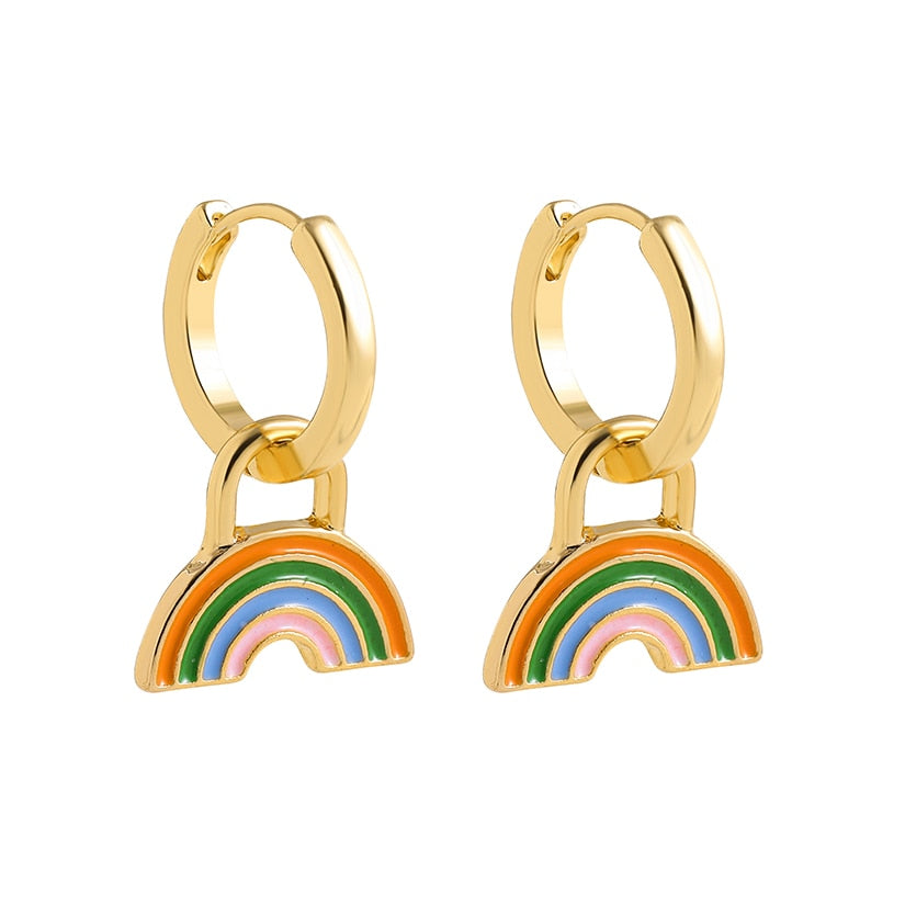 Gold Huggies  Earring