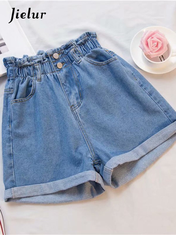 Harem Ruffled High Waisted Shorts