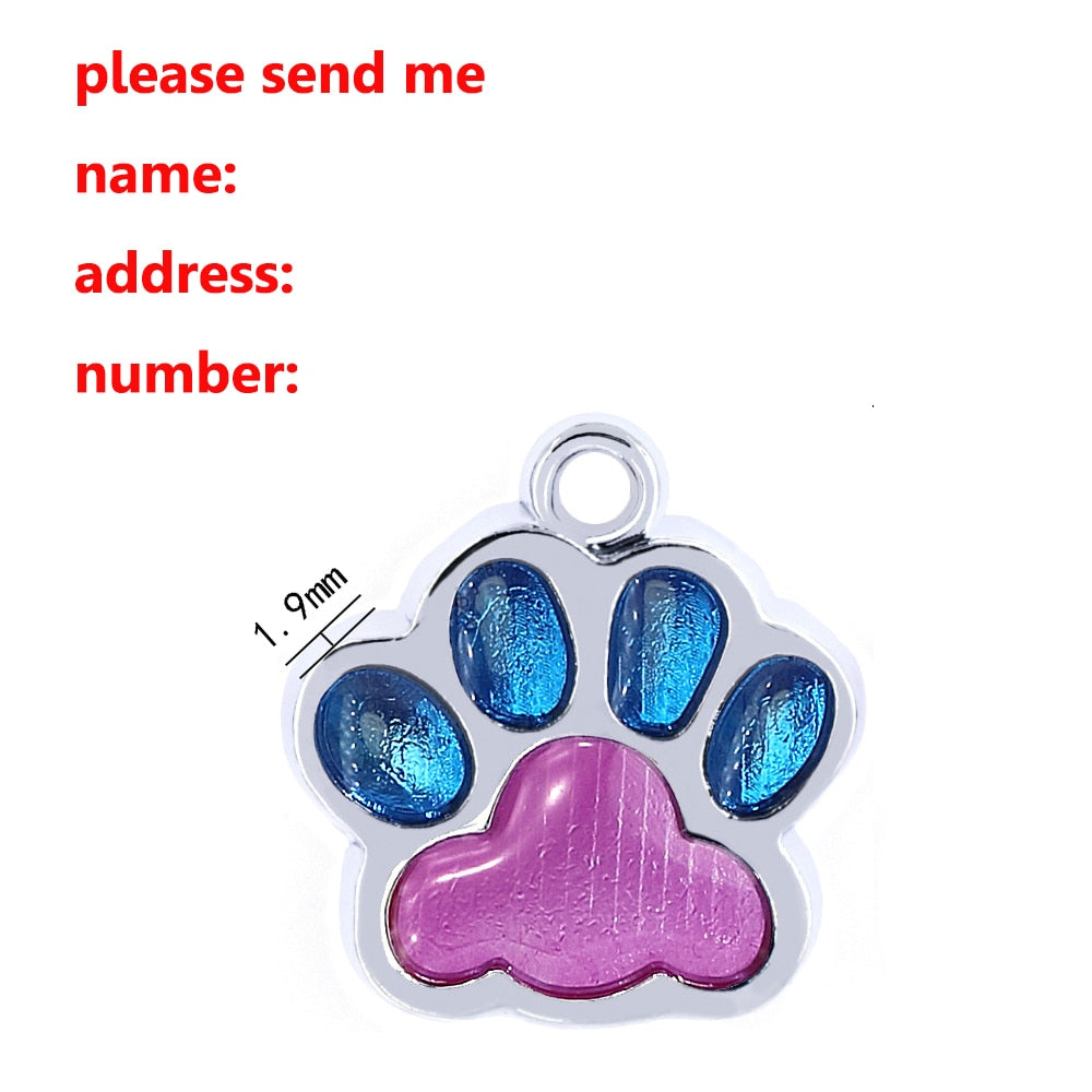 Anti-lost Custom Dog ID Tag Engraved Pet Collar