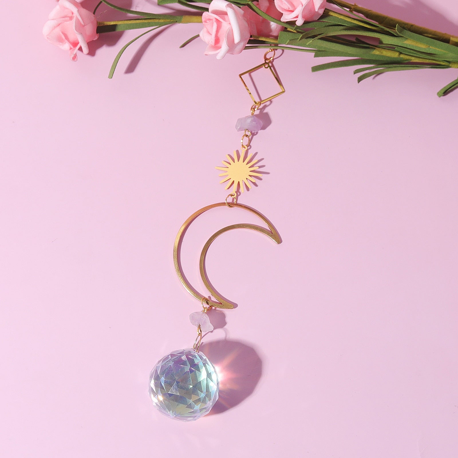 Suncatcher Hanging Crystal Prism