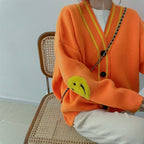 Smiley Face Cardigan