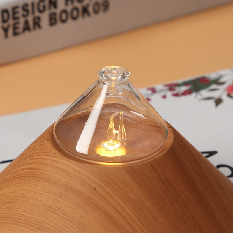 Aroma Diffuser Wood Base Ultrasonic