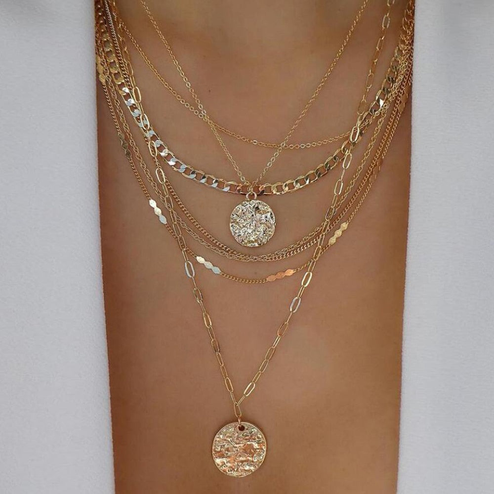 Moon Gold Necklace