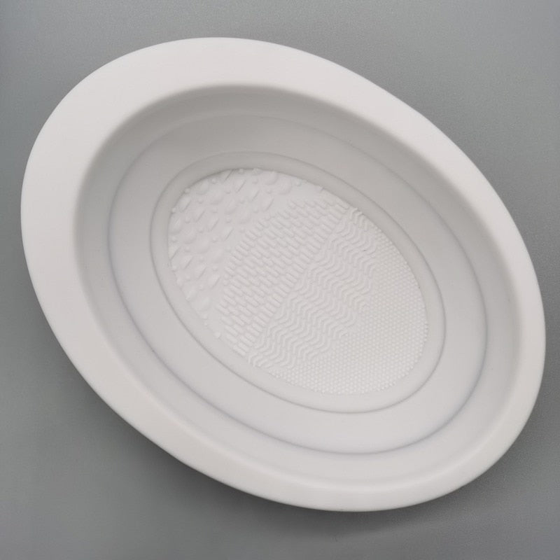 Silicone Makeup Brush Cleaner Bowl Foldable