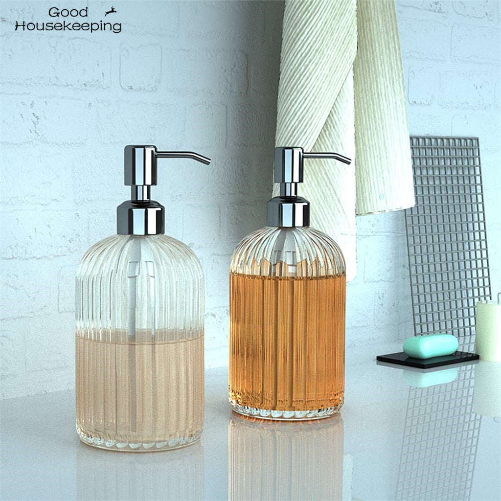 Soap Dispenser Clear Glass