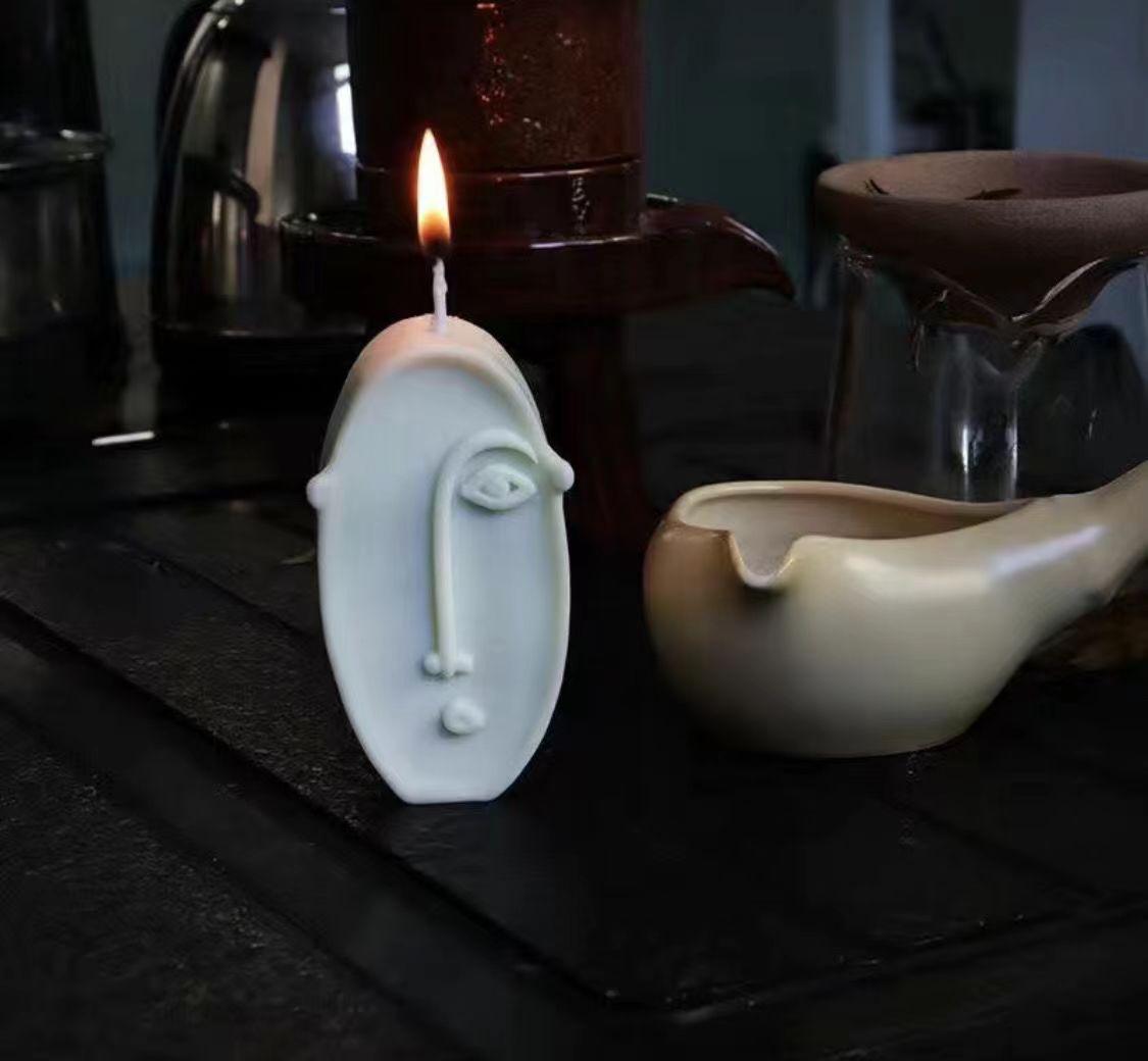 Abstract Face Scented Candle