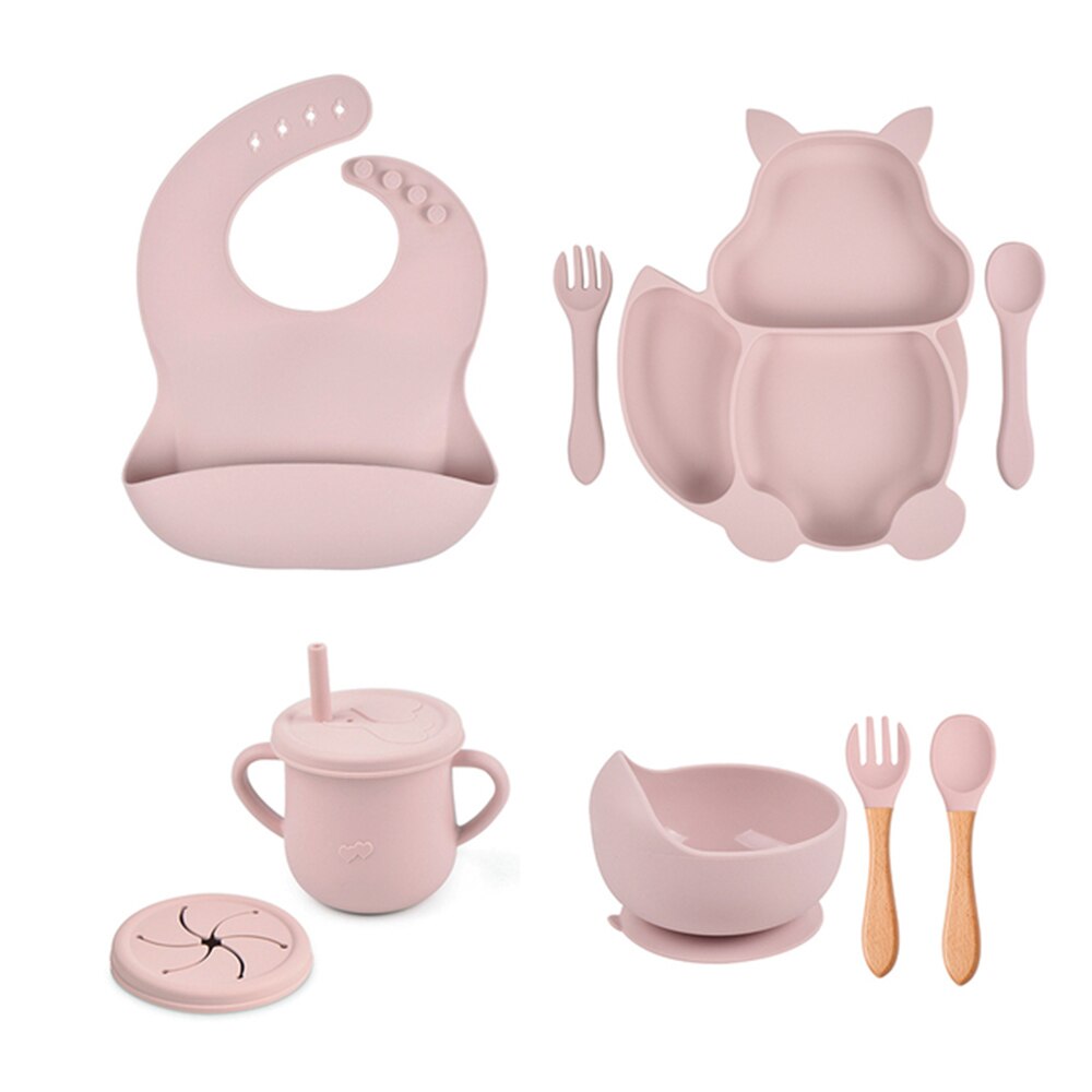 Baby Soft Silicone Sucker Bowl Sets