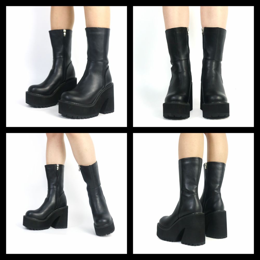Platform Ankle Boots