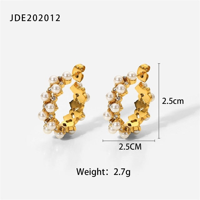Chunky Hoop Earrings