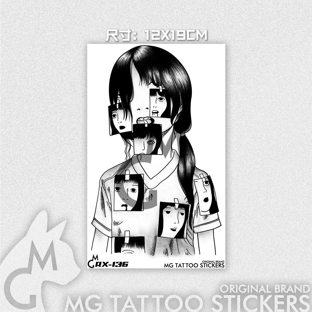 Vincent Van Gogh Waterproof Tattoo Sticker