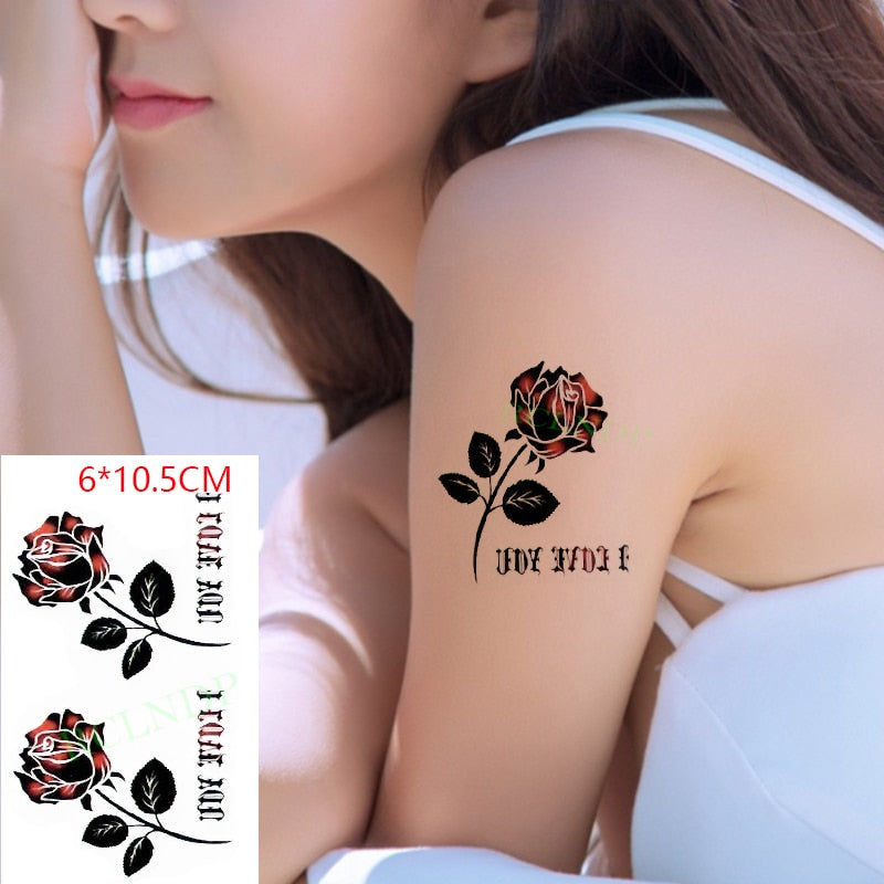 Smile Face Tattoo Sticker
