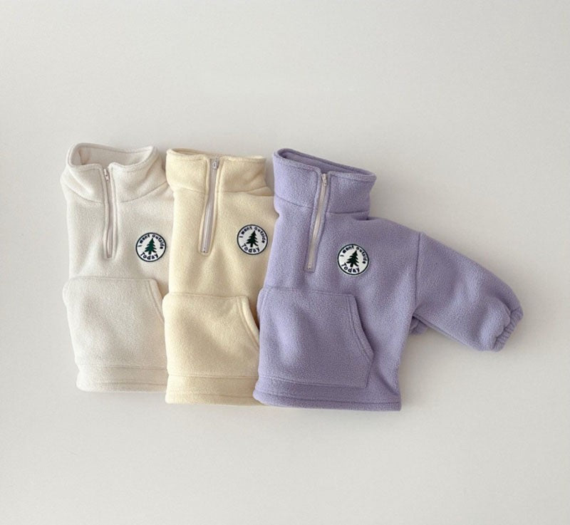 Warm Fleece 2pcs Kids Clothing Set