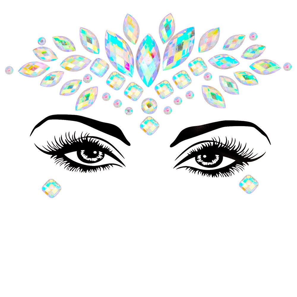 Crystal Body Art Stickers Make Up