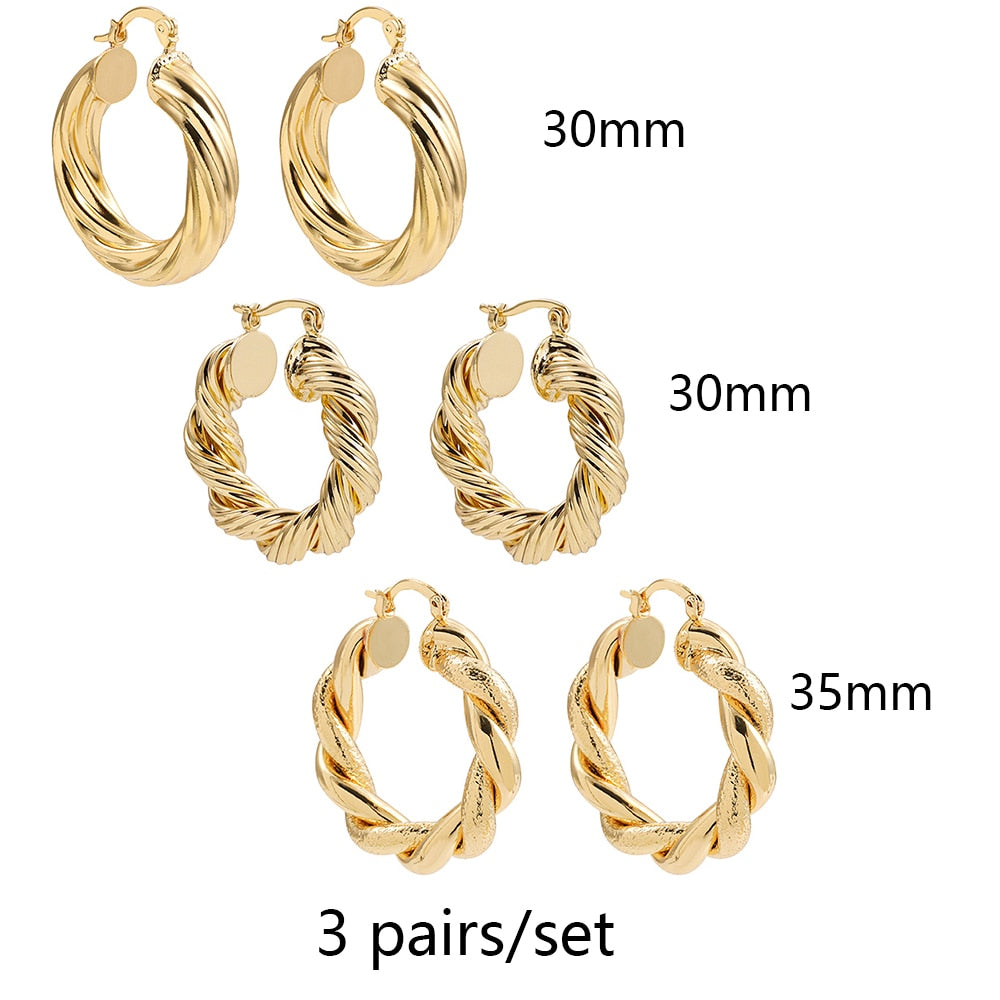 Gold Hoop Earrings