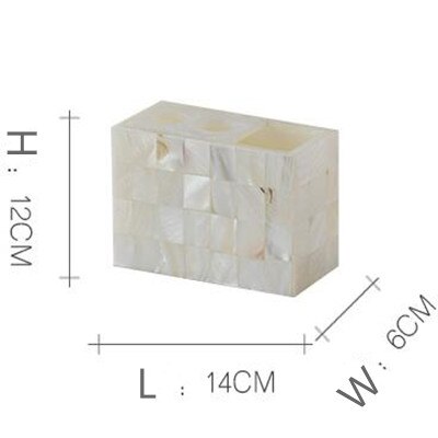 Shell Resin Bathroom Set