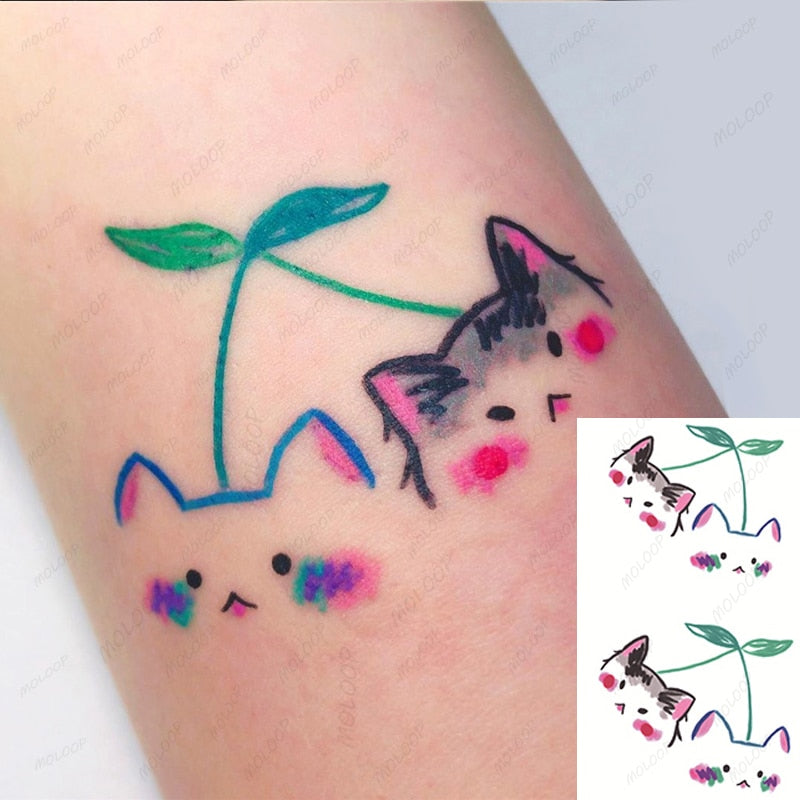 Waterproof SticketTattoo Red Heart