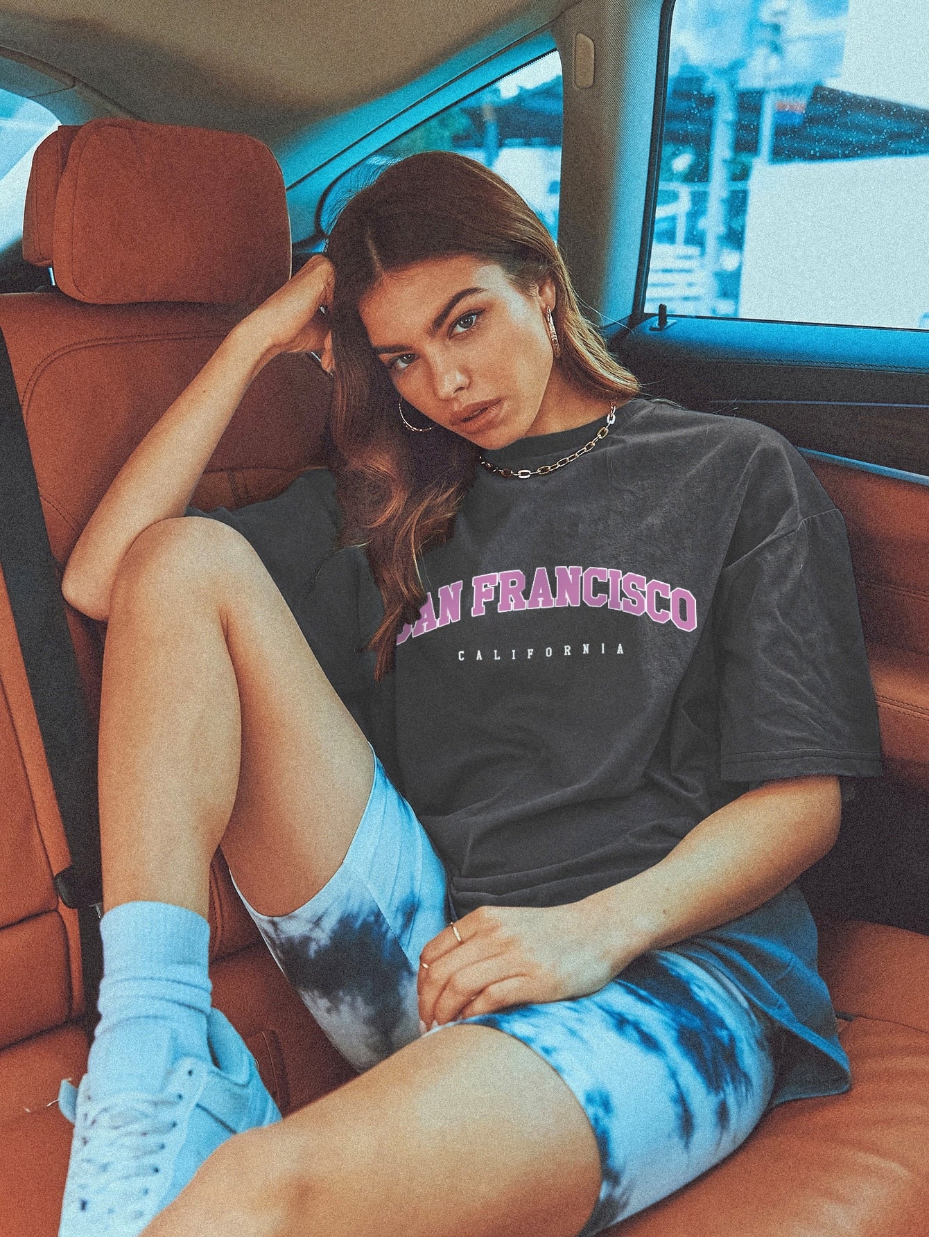 Graphic Drop Shoulder T-Shirt