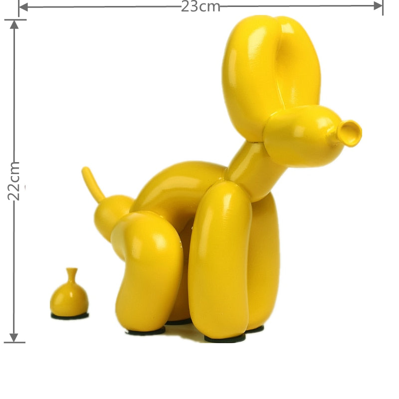 Balloon Dog Doggy Poo Sculpture